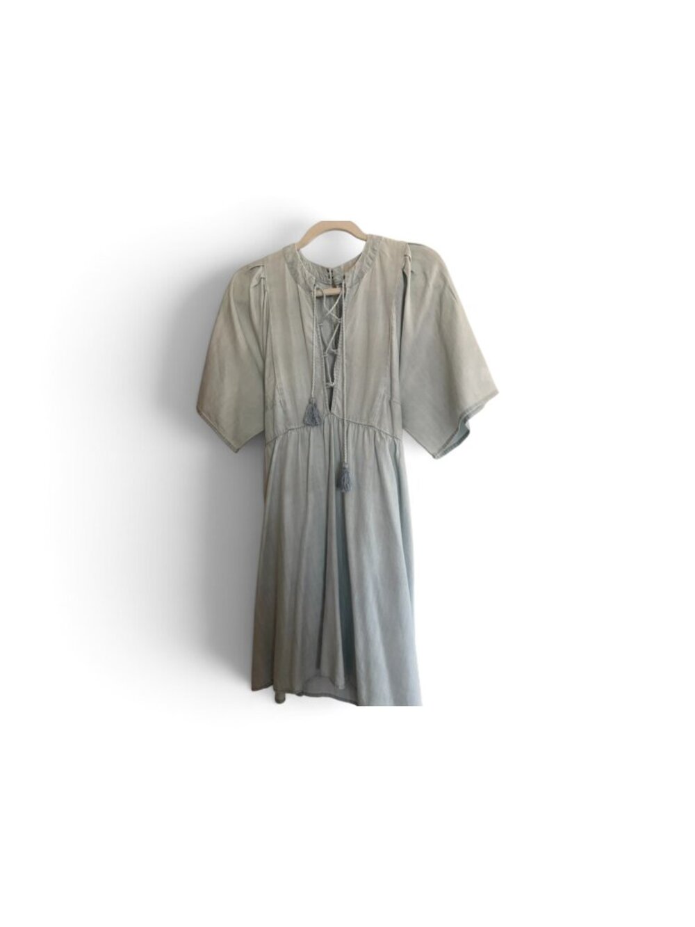 Gianni Bini Dresses | Lace-Up Chambray Dress | Size: S
